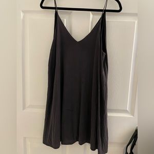 Aritzia Talula Grey/Black Mini Dress